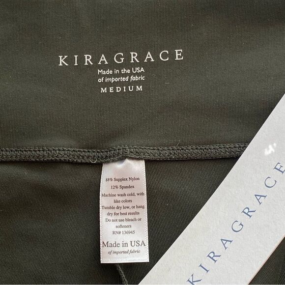 NWT Kira Grace Forest Green Nina Straight Leg Pant Size Medium - Picture 11 of 15